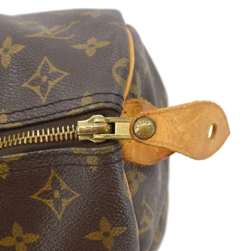 Louis Vuitton Brown Monogram Speedy 30 Top-Handle Bag